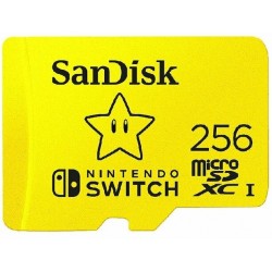 Карта памяти SanDisk microSDHC SDSQXAO-256G-GN3ZN 256GB (желтый)
