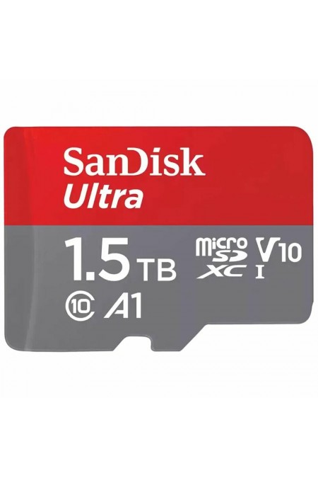 Карта памяти SanDisk microSDXC 1,5TB Ultra Class 10 UHS-I (SDSQUAC-1T50-GN6MN) +SD адаптер 