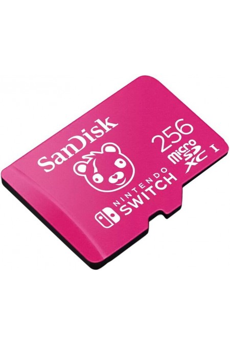 Карта памяти SanDisk microSDXC UHS-I SDSQXAO-256G-GN6ZG 256GB (розовый) 1