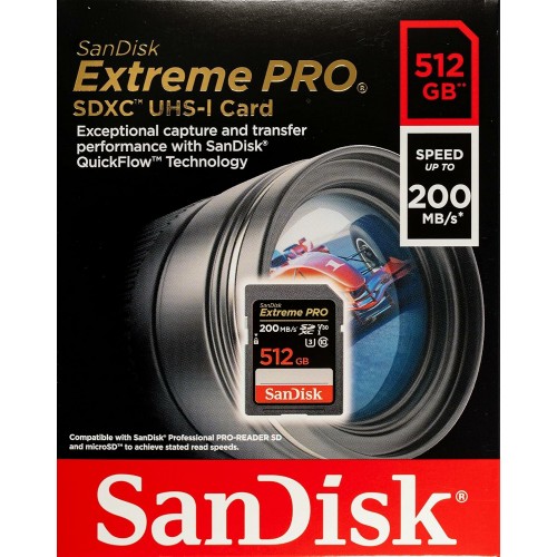 Карта памяти SanDisk SDXC UHS-1 SDSDXXD-512G-GN4IN 512GB (черный) 2