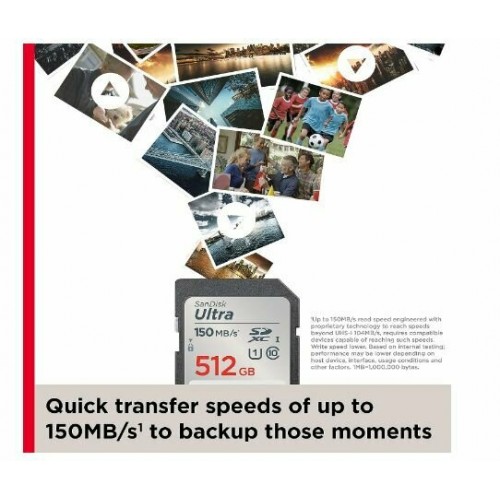 Карта памяти SanDisk SDXC UHS-I SDSDUNC-512G-GN6IN 512GB (черный) 1