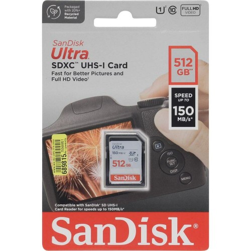 Карта памяти SanDisk SDXC UHS-I SDSDUNC-512G-GN6IN 512GB (черный) 2