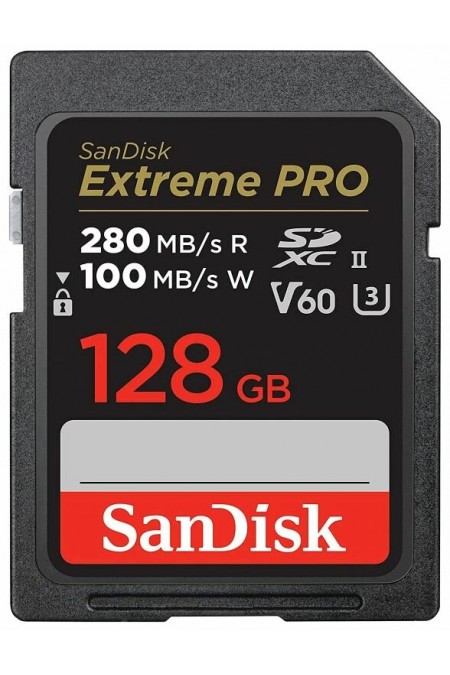 Карта памяти SanDisk SDXC UHS-II SDSDXEP-128G-GN4IN 128GB (черный) 
