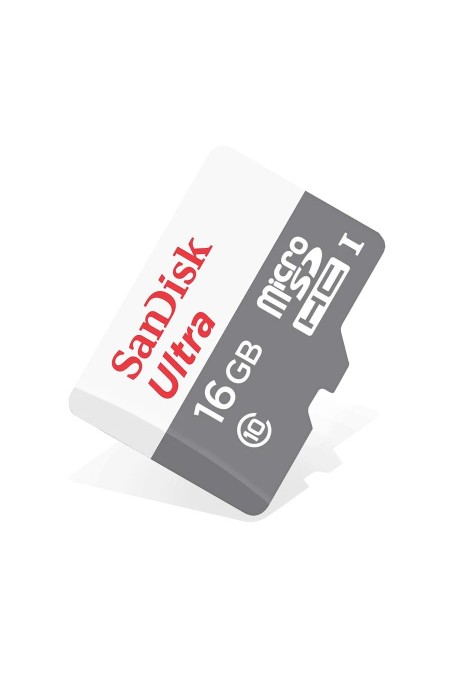 Карта памяти SanDisk Ultra microSDHC Class 10 UHS-I 80MB/s 16GB (SDSQUNS-016G-GN3MN) (серый) 3