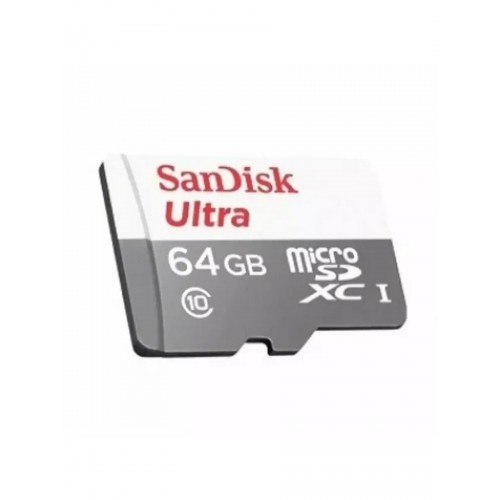 Карта памяти SanDisk Ultra microSDXC Class 10 UHS-I 100MB/s 64GB (SDSQUNR-064G-GN3MN) (серебристый) 1