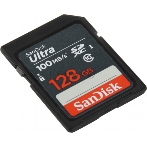 Карта памяти SanDisk Ultra SDHC/SDXC UHS-I 128GB (SDSDUNR-128G-GN3IN) (черный) 2