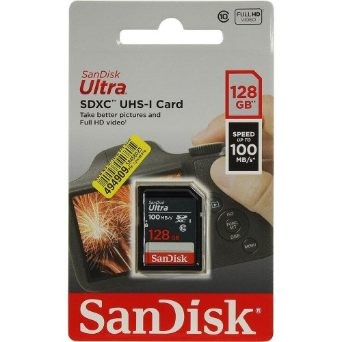 Карта памяти SanDisk Ultra SDHC/SDXC UHS-I 128GB (SDSDUNR-128G-GN3IN) (черный) 7