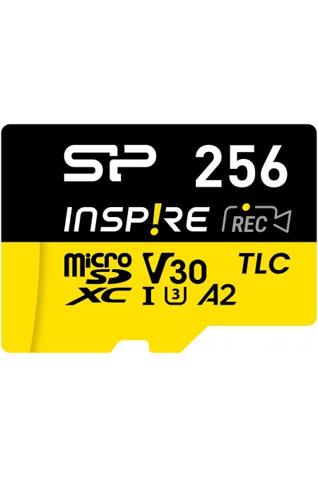 Карта памяти Silicon Power microSDXC Inspire V30 A2 (SP256GBSTXLA2V1N) 256GB 