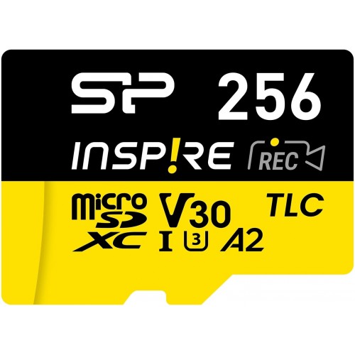 Карта памяти Silicon Power microSDXC Inspire V30 A2 (SP256GBSTXLA2V1N) 256GB 