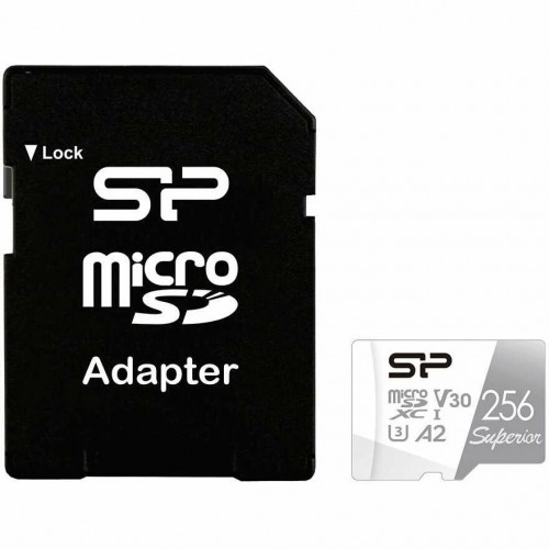 Карта памяти Silicon Power Superior Pro microSDXC Colorful UHS Class 3 Class 10 256GB + SD адаптер (SP256GBSTXDA2V20SP) (черный) 7