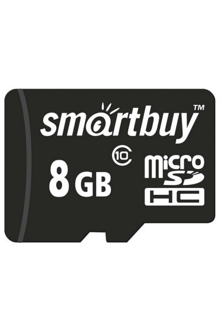 Карта памяти Smartbuy microSDHC class 10 Transflash 8GB (SB8GBSDCL10-00) 