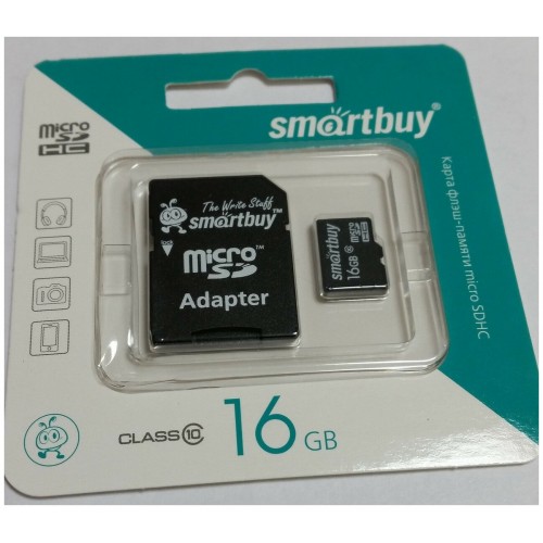 Карта памяти SmartBuy microSDHC Class 10 UHS-I U1 16GB (черный) 7