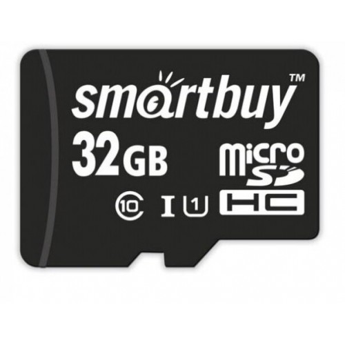 Карта памяти SmartBuy microSDHC Class 10 UHS-I U1 32GB + SD адаптер (SB32GBSDCL10-01) (черный) 3