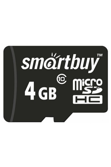 Карта памяти SMARTBUY MicroSDHC Class10 4GB + SD адаптер (SB4GBSDCL10-01) 2