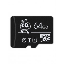 Карта памяти SmartBuy MicroSDHC Class10 64GB SB64GBSDCL10-01 + SD адаптер (черный)