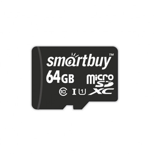 Карта памяти SmartBuy MicroSDHC Class10 64GB SB64GBSDCL10-01 + SD адаптер (черный) 7