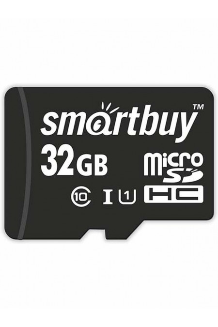 Карта памяти SmartBuy microSDHC Class10 UHS-I SB32GBSDCL10-00 32GB (черный) 
