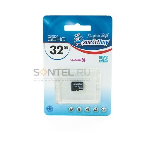 Карта памяти SmartBuy microSDHC Class10 UHS-I SB32GBSDCL10-00 32GB (черный) 7