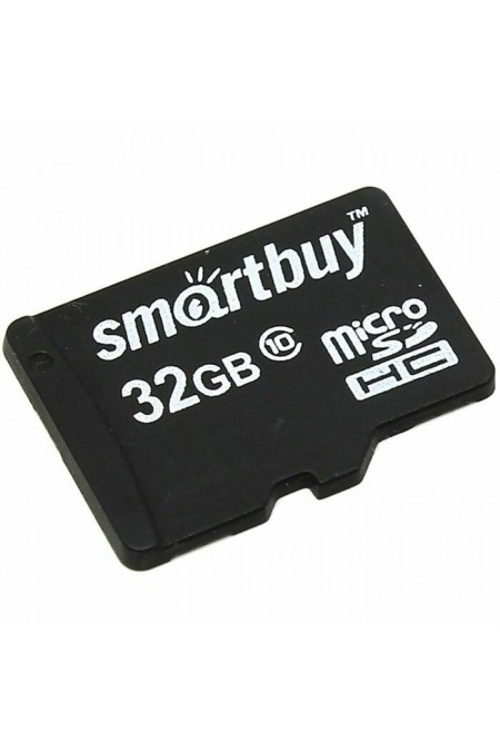 Карта памяти SMARTBUY MicroSDHC Сlass10 32GB (SB32GBSDCL10-00LE) (черный) 1