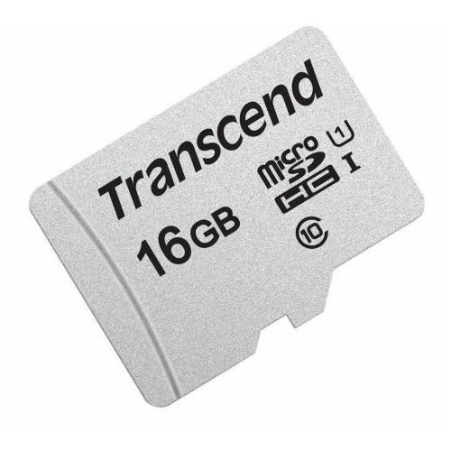 Карта памяти Transcend microSD 300S Class 10 UHS-I U1 ( TS16GUSD300S ) 16GB (серебристый) 1