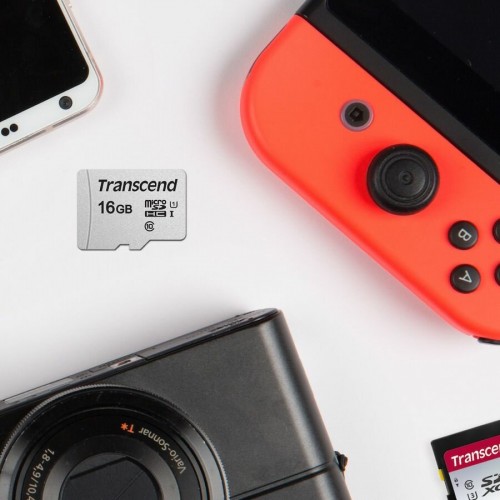 Карта памяти Transcend microSD 300S Class 10 UHS-I U1 ( TS16GUSD300S ) 16GB (серебристый) 6