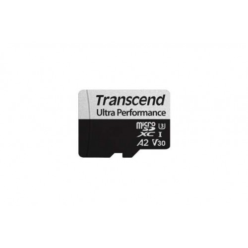 Карта памяти Transcend microSD 340S Class 10 UHS-I U3 A2 128GB + SD адаптер (TS128GUSD340S) (черный) 1