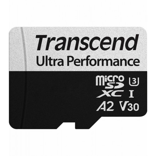 Карта памяти Transcend microSD 340S Class 10 UHS-I U3 A2 256GB + SD адаптер (TS256GUSD340S) (черный) 1