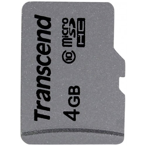 Карта памяти Transcend microSD TS4GUSD300S Class 10 4GB (черный) 3