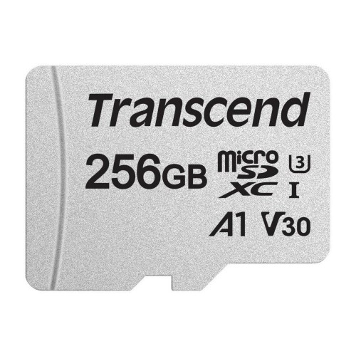 Карта памяти Transcend microSDXC 300S Class 10 U3 A1 V30 256GB (TS256GUSD300S-A) (черный) 2