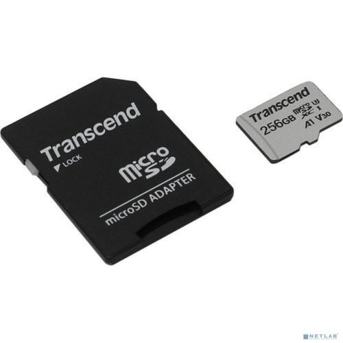 Карта памяти Transcend microSDXC 300S Class 10 U3 A1 V30 256GB (TS256GUSD300S-A) (черный) 4