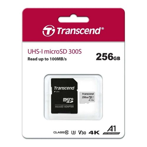 Карта памяти Transcend microSDXC 300S Class 10 U3 A1 V30 256GB (TS256GUSD300S-A) (черный) 6