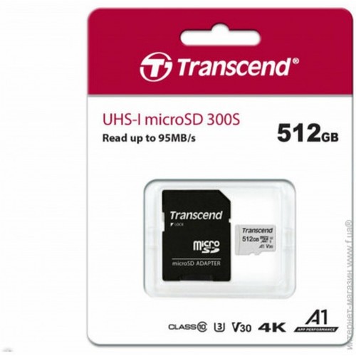 Карта памяти Transcend microSDXC I U3 V30 A1 512GB (серебристый) 7