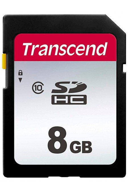 Карта памяти Transcend SDHC Class 10 UHS-I U1 R95 8GB (TS8GSDC300S) 