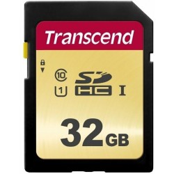Карта памяти Transcend SDНC UHS-I U1 MLC 32GB (TS32GSDC500S)