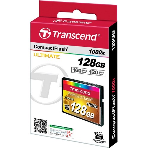 Карта памяти Transcend TS CF1000 128GB (TS128GCF1000) (черный) 1