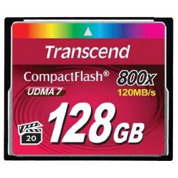 Карта памяти Transcend TS CF800 128GB (TS128GCF800) (черный)