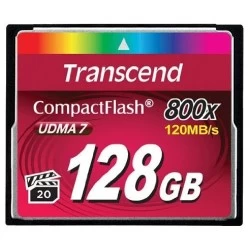 Карта памяти Transcend TS CF800 128GB (TS128GCF800) (черный)