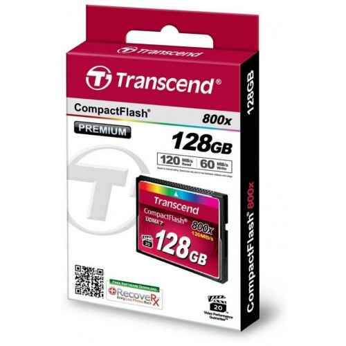 Карта памяти Transcend TS CF800 128GB (TS128GCF800) (черный) 1