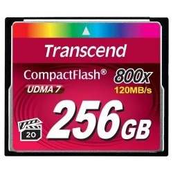 Карта памяти Transcend TS CF800 ( TS256GCF800 ) 256GB (черный)