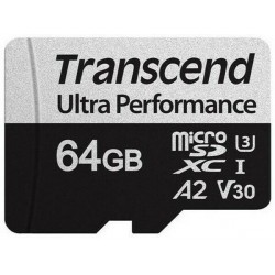 Карта памяти Transcend TS64GUSD340S UHS-I U3 64GB (TS64GUSD340S) (черный)