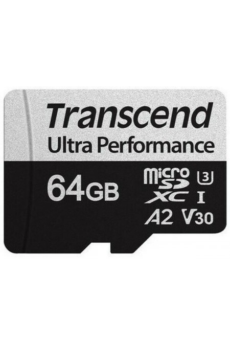 Карта памяти Transcend TS64GUSD340S UHS-I U3 64GB (TS64GUSD340S) (черный) 