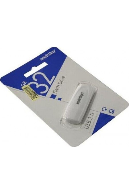 Флешка SMARTBUY (SB032GB2SCW) UFD 2.0 32GB (белый) 2