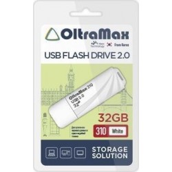 Флешка OLTRAMAX (OM-32GB-310) USB 2.0 32GB (белый)