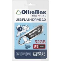 Флешка OLTRAMAX (OM-32GB-290) USB 2.0 32GB (черный)
