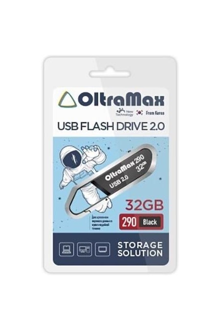 Флешка OLTRAMAX (OM-32GB-290) USB 2.0 32GB (черный) 4