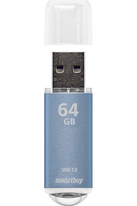 Флешка SMARTBUY (SB64GBVC-B3) USB 3.0 64GB (синий) 4