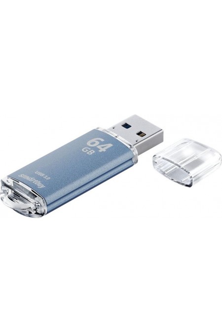 Флешка SMARTBUY (SB64GBVC-B3) USB 3.0 64GB (синий) 5