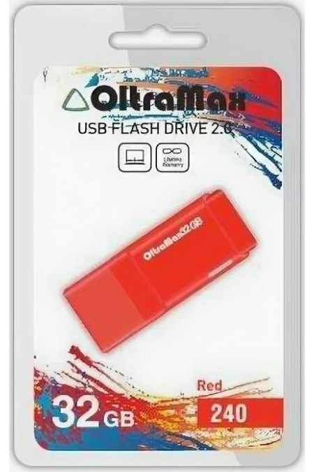Флешка OLTRAMAX (OM-32GB-240) USB 2.0 32GB (красный) 4