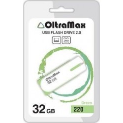 Флешка OLTRAMAX (OM-32GB-220) USB 2.0 32GB (зеленый)