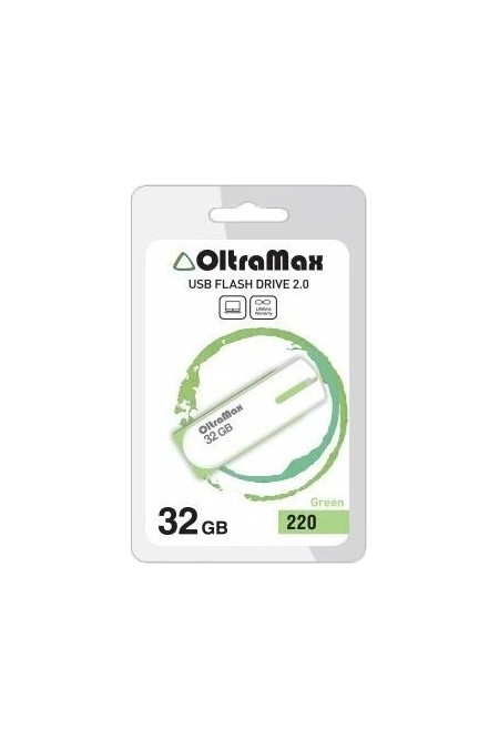 Флешка OLTRAMAX (OM-32GB-220) USB 2.0 32GB (зеленый) 1
